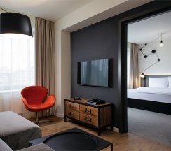 Penta Люкс  двухкомнатный с гостиной и спальней в Pentahotel ARBAT