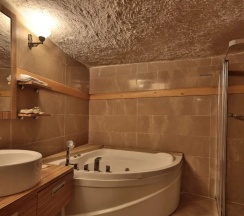 Двухместный люкс Cave Honeymoon двуспальная кровать в La Casa Cave