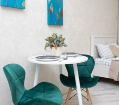 студия стандарт с видом на город для 1-2 гостей (центр, ул. Сакко, 24, "Vivaldi"), 515 в Viva aparts