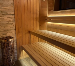 Двухместный коттедж двуспальная кровать в Гостевой дом Небо N 7