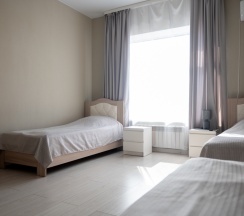 Трёхместный номер Economy с красивым видом из окна в Новые берега