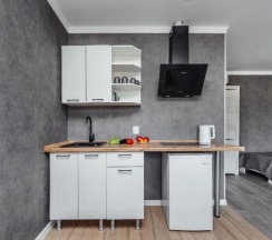Четырёхместная студия Deluxe с красивым видом из окна в Kedr