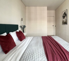 Евро-двухкомнатная квартира с красивым видом в ЖК "LEGENDA ГЕРОЕВ" в Rauktis apartments