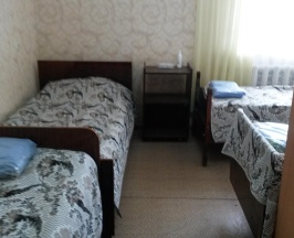 Комната стандарт с 4 односпальными кроватями №3 в Берёзка