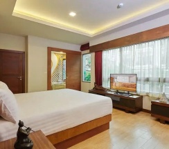 Двухместный люкс Agate двуспальная кровать в The AGATE Pattaya Boutique Resort