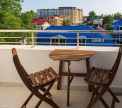 4-местные апартаменты с отдельной спальней и балконом (#66, #143) в Geo Apart