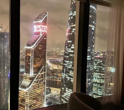 1-комнатные апартаменты студия в SkyRent24 Москва Сити