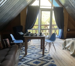 Двухместный номер Standard с балконом двуспальная кровать в Райские яблоки