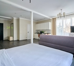 Люкс с террасой и видом на город и море в IL Punto