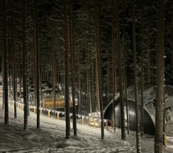 Лодж с купелью в Mystic Hills
