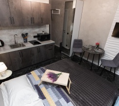 Апартаменты студия в MOKO Apartments на улице Народного ополчения