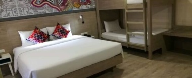 Двухместный семейный номер Standard двухъярусная кровать в Ibis Styles Bangkok Sukhumvit 50