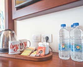 Двухместный полулюкс с видом на сад двуспальная кровать в Ivy Cyrene Sharm Hotel
