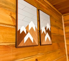 Семейный номер с видом на горы в Hub House