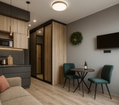 Комфорт Полуторный Диван Мини в Metro apartments