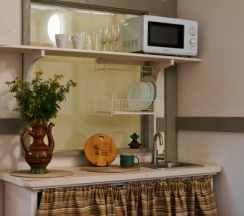 Номер в квадродоме с электрокамином в Алино