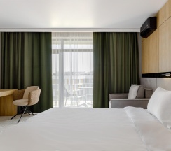 Номер улучшенный с 1 двуспальной кроватью в Zenith Resort Hotel&Spa Ultra All inclusive