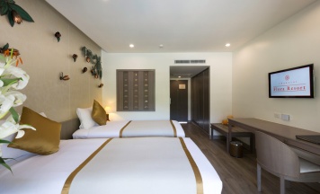 Двухместный номер Superior с видом на сад 2 отдельные кровати в Chanalai Flora Resort, Kata Beach