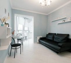 Четырёхместные апартаменты c 1 комнатой с балконом в Апартаменты Light apartment lxt.by