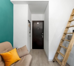 1-комнатные апартаменты студия 14-4 в Good Room Guru (Гуд Рум Гуру) на улице Земляной вал