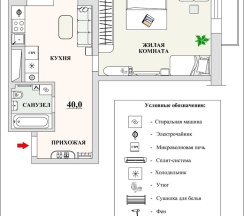 Однокомнатные апартаменты  "Триумф"+ парковка в Огни Саратова Saratov Lights Apartments