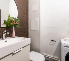 1-комнатные апартаменты студия в Satin Home Apart на улице Кузнецовская