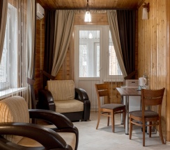 1-комнатный коттедж улучшенный с верандой (1,2,3,4) в ТайGa