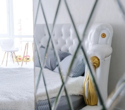 Апартаменты с балконом и с красивым видом из окна в BedAndRest