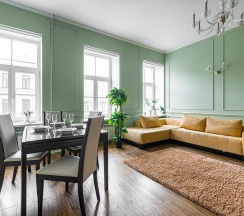 3-комнатные апартаменты улучшенные LetYourFlat “Toscana” гостиная 32м2 в Letyourflat (Лэтюфлэт) на набережной канала Грибоедова 117