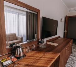 Двухкомнатный "Люкс" с видом на море в Grand hotel Anapa
