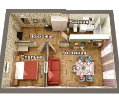 Пятиместные апартаменты с 2 комнатами с видом на город в Апартаменты Пента с кухней и бесплатной парковкой
