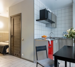 Апартаменты с кухней в Hotel 55