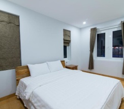 Двухместное семейное бунгало двуспальная кровать в Gecko House Phu Quoc