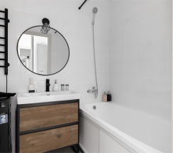 Cruise - премиум-апартаменты с отдельной спальней около м.Сокол (8 этаж, до 5 гостей) в Smart Lofts Moscow