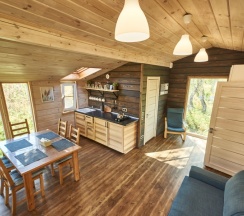 Шале с двумя спальнями в Kamchatka forest lodge
