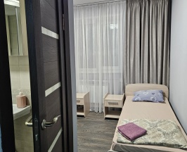 Двухместный номер с 2 односпальными кроватями в Как дома