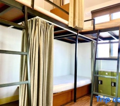 Кровать в общем номере (женский номер) в Bayhouse Hostel Penghu