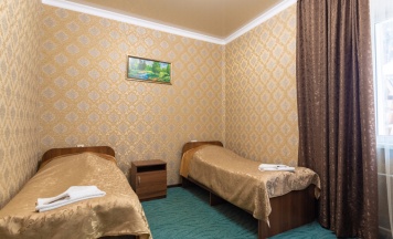 Двухместный номер Comfort с красивым видом из окна 2 отдельные кровати в Эльбрус