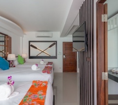 Трёхместный номер Deluxe с балконом в The samui beach resort