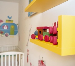 Трёхместные апартаменты с 2 комнатами односпальная кровать в Fellini - Family Flat