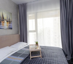Апартаменты студия в MOKO Apartments на улице Народного ополчения
