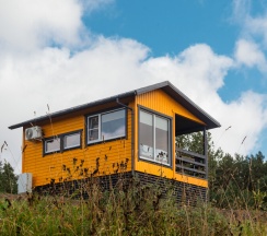 Ягодный домик с террасой в Ягодная Деревня