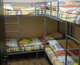 Кровать в 4-местном общем номере в FRESH-хостел