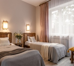 Стандартный номер с 1 или 2 кроватями в Номера в Стрельне