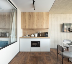 1-комнатная комнта студия Станюковича 48/6 в Sea view apartments