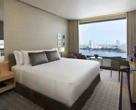 Двухместный номер Avani с видом на реку (двуспальная кровать) в Avani+ Riverside Bangkok Hotel