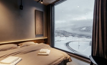 Двухместный номер Супериор с видом на горы 2 отдельные кровати в Moon2