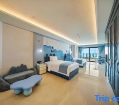 Двухместный семейный номер Standard с видом на море (2 отдельные кровати) в Tangla Hotel Sanya