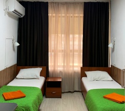 Номер эконом с 2 односпальными кроватями в Smart Hotel KDO Краснодар