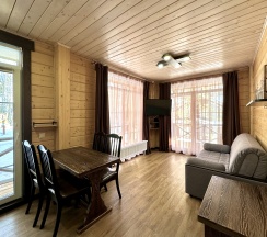 Квартира в Апартаменты на ГЛК Солнечная долина, Sunny Valley, шале 8, этаж 1, апартамент 828